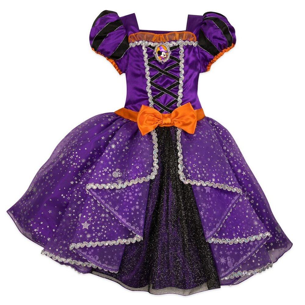 Disney Purple and Orange Halloween Princess Dress Costume